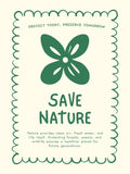 Save Nature Wall Decor Art